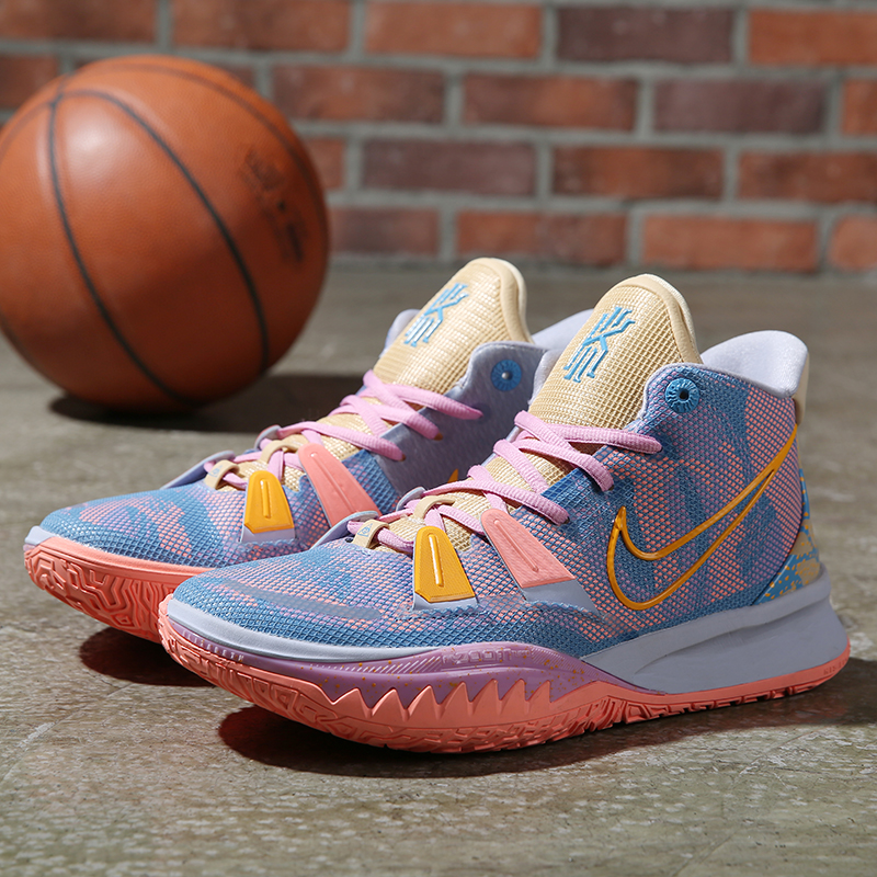 Nike Kyrie 7 Jade Blue Pink White Shoes